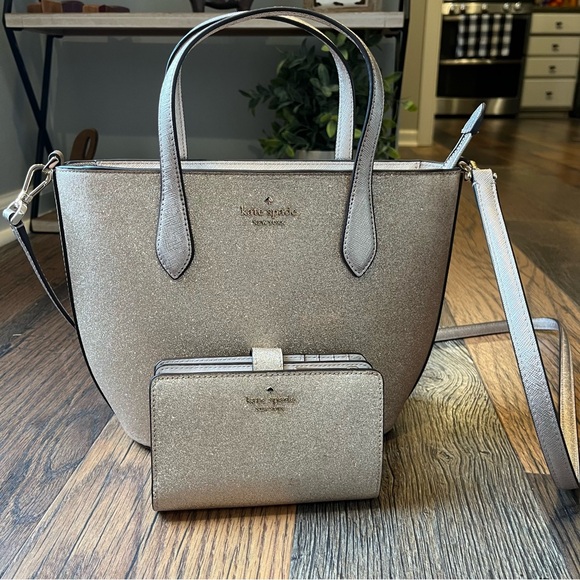 Kate Spade Glitter Gold Wallet - Picture 10 of 10